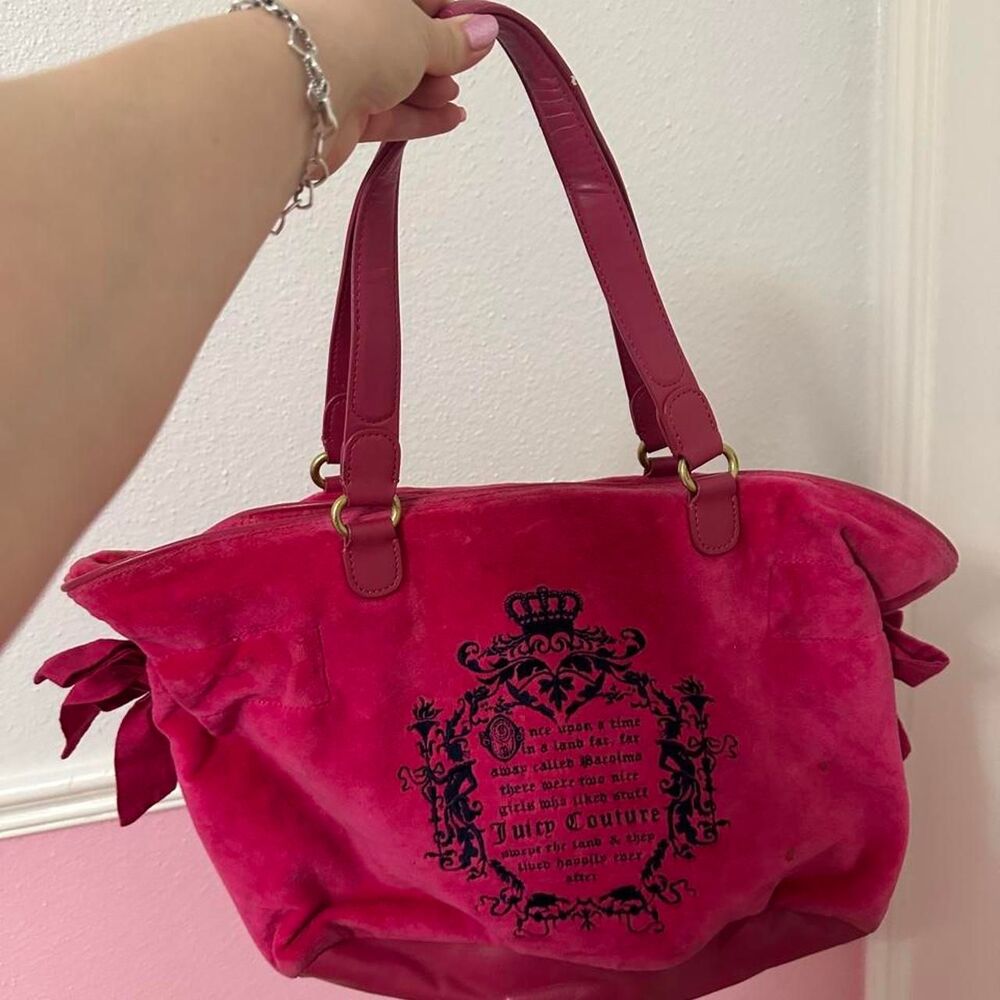 Juicy-couture Women's Pink and Red Bag